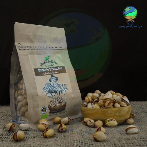 پسته ارگانیک فندقی خام340گرمی چشمه بهار